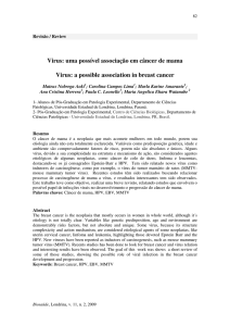 Virus: uma possível associação em câncer de mama Virus: a