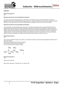 Gabarito - Hidrocarbonetos