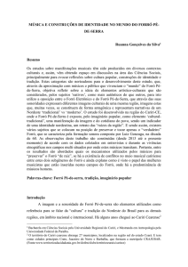 MÚSICA E CONSTRUÇÕES DE IDENTIDADE NO MUNDO DO