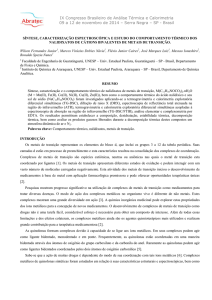 061I - ABRATEC | Associação Brasileira de Análise Térmica e