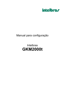 Manual Intelbras GKM2000