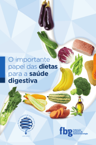 O importante papel das dietas para a sa&uacute;de digestiva