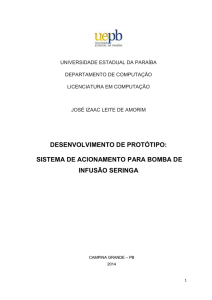 DESENVOLVIMENTO DE PROTÓTIPO: SISTEMA DE