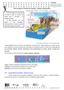Ficha de Apoio ao Estudo de Geografia – Dinâmica Hidrográfica