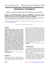 câncer de próstata: métodos de diagnóstico, prevenção e tratamento