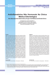Antiinflamatórios Não Hormonais Na Clínica Médica