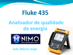 Analisador de Qualidade de Energia – Fluke 435