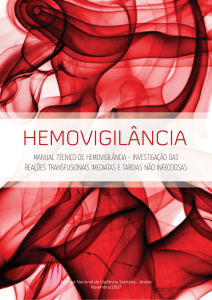 Manual Técnico de Hemovigilância