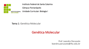 Aula 1 - Genética molecular - fase 4