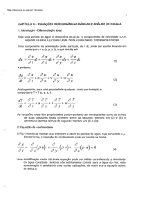 Capítulo 13: Equações hidrodinâmicas básicas e análise de escala