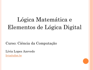 Logica Matematica e Elementos de Logica Digital - UFMT