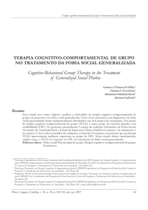 TERAPIA COGNITIVO-COMPORTAMENTAL DE GRUPO