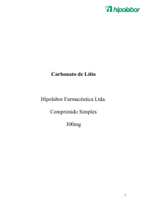 Carbonato de Lítio