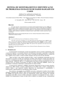 sistema de monitoramento e identificação de problemas em bancos