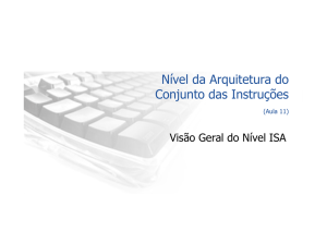 N&iacute;vel da Arquitetura do Conjunto das Instru&ccedil;&otilde;es