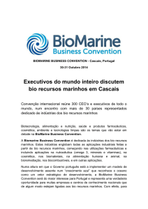 Executivos do mundo inteiro discutem bio recursos marinhos em