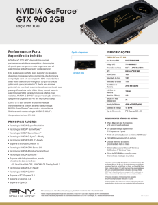 NVIDIA® GeForce® GTX 960 2GB