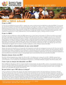 HIV e SIDA infantil