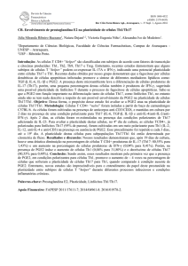 CB. Envolvimento de prostaglandina E2 na plasticidade de células
