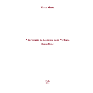 Caderno Nº2: A Euroização da Economia Cabo