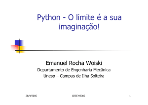 Python - O limite é a sua imaginação!