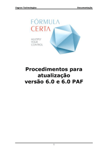 Procedimento de atualização do FórmulaCerta 6.0