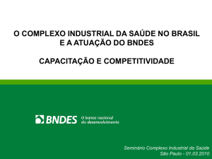 o complexo industrial da saúde no brasil e a