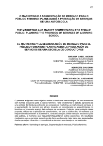 o marketing e a segmentação de mercado para o público feminino