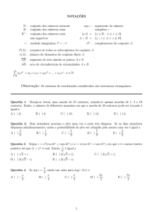 Matemática - ITA