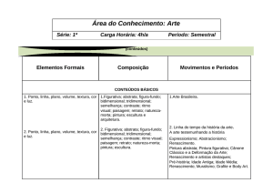 Área do Conhecimento: Arte