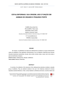 cefalosporinas: sua origem, uso e função em animais de grande e