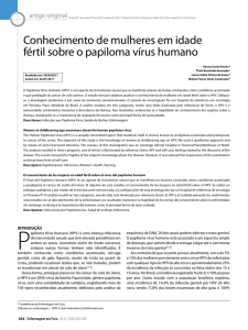 Conhecimento de mulheres em idade fértil sobre o papiloma vírus