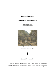 C&eacute;rebro e Pensamento