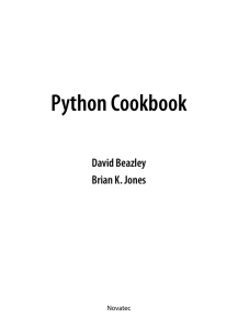 Python Cookbook - Novatec Editora