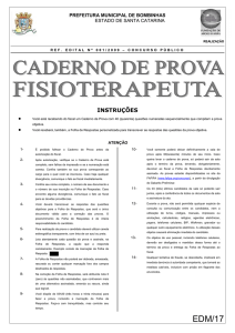 Caderno de prova