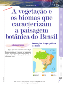 Formações fitogeográficas do Brasil