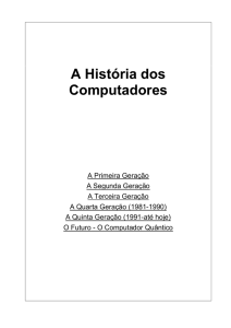 A História dos Computadores