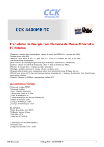 CCK 4400ME-TC - CCK Automação