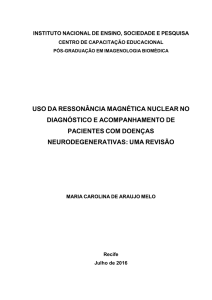 uso da ressonância magnética nuclear no