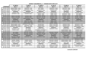 Turno Matutino (atualizado em 12/04/2017)