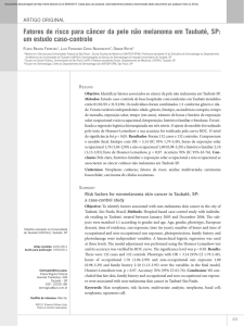 Fatores de risco para câncer da pele não melanoma em