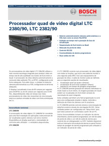 Processador quad de vídeo digital LTC 2380/90, LTC 2382/90