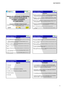 Sistema de Informação de Marketing