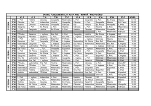 ensino fundamental 6º ao 9º ano - manhã