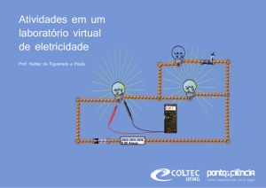 Atividades em um laboratório virtual de eletricidade