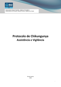 Protocolo de Chikungunya Assistência e Vigilância