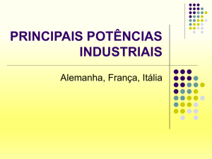 principais potências industriais