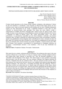 conhecimento de carteiros sobre as medidas preventivas acerca do