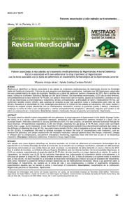 Fatores associados à não adesão ao tratamento... Abreu, W. A