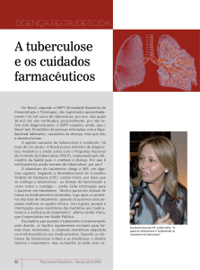 a tuberculose e os cuidados farmacêuticos